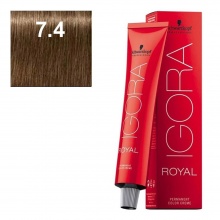 İGORA ROYAL SAÇ BOYASI 60 ML 7.4 KUMRAL-BEJ