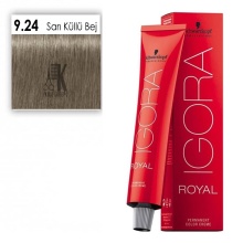 İGORA ROYAL SAÇ BOYASI 60 ML 9.24 SARI KÜLLÜ BEJ