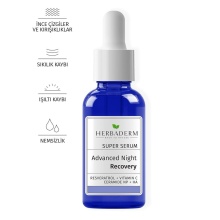 HERBADERM SÜPERSERUM GECE YOĞUN ONARICI SERUM YÜZ İÇİN 30ML