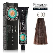 Farmavita Suprema Color Saç Boyası 60Ml 6.03 Ilık Koyu Sarı