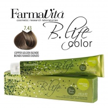 Farmavita B.Life Color Saç Boyası 100 Ml 7,43 Orta Bakır Altın Sarı