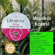 Karline Spa Sulu Manikür Kasesi 60Ml Tek Kullanımlık