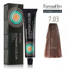 Farmavita Suprema Color Saç Boyası 60Ml 7.03 Orta Küllü Kumral