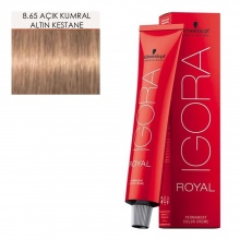 İgora Royal Saç Boyası 60 Ml 8.65 Açık Kumral Altın Kestane