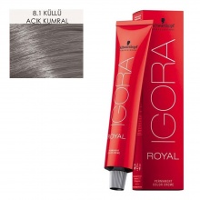 İgora Royal Saç Boyası 60 Ml 8.1 Küllü Açık Kumral