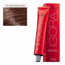 İgora Royal Saç Boyası 60 Ml 7.57 Altın Bakır Kumral